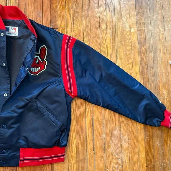 80’s Cleveland Indians Starter Satin Jacket - Picture 6 of 16